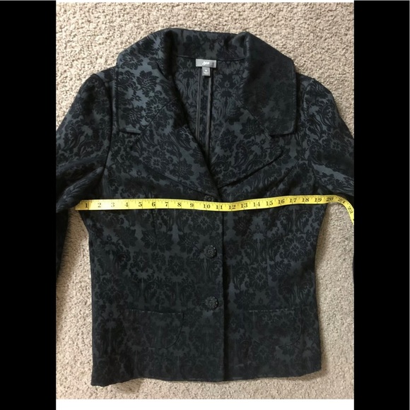 J.Jill  Blazer 12 Elegant Floral Print Buttons - Picture 6 of 11
